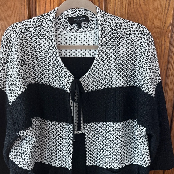 St. John Monochrome Women´s Cardigan,New Products : American Fashion Style Bags On Sale